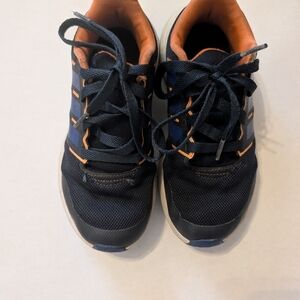 Adidas Black and Orange Athletic Sneakers